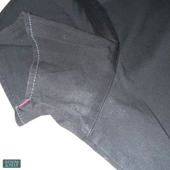 WonderWink WonderFlex Black VNeck Utility Scrub Top Stretch Pockets XL Boho Chic - Picture 7 of 9